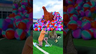 How about the design of the mascot placed on the football field Little Assistant  3d shorts 🤯🐓 [upl. by Enyale]