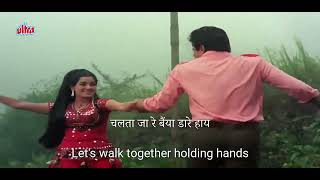 Hindi Kitna Pyara Wada Hai Song  Hindi lyrics and english translation [upl. by Eudora]