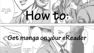 How to  Get manga on your eReader Manga to epub [upl. by Analah]