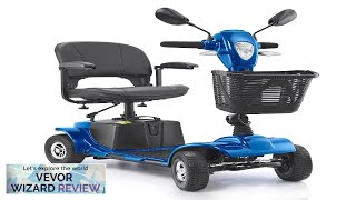 VEVOR HeavyDuty 4 Wheel Mobility Scooter for Adults amp Seniors Folding Review [upl. by Burnight637]