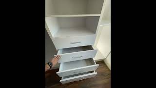 Perfect closure cabinetmaker furnituremaking wardrobe drawer system [upl. by Anitsugua]