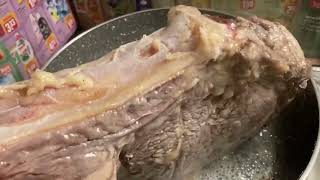 Frying a Tomahawk Steak on a Pan [upl. by Dreyer663]