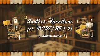 🌟 FREE Minecraft Marketplace Furniture Addon for Minecraft PEBE 121 Another Furniture Addon 🕰️🌿 [upl. by Bernj]