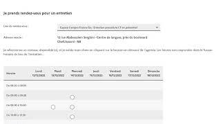 Prendre un rendezvous Campus France 2023 Entretien [upl. by Ling]