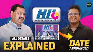 Hockey India League Date Announced  HIL Auction Date  All Details You Need to Know about HIL 2024 [upl. by Oicangi]