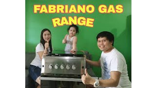 Fabriano Gas Range Honest Review •Baby Faith Adriels Vlog• [upl. by Vassaux]