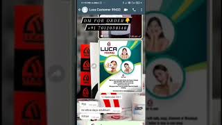 Luca mixing face whitening cream customer review malayalam [upl. by Copland]