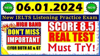 IELTS LISTENING PRACTICE TEST 2024 WITH ANSWERS  06012024 [upl. by Slotnick]