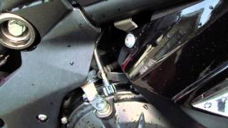 How to perform Idle Adjustment on a 2012 Ninja 650 [upl. by Eenot]