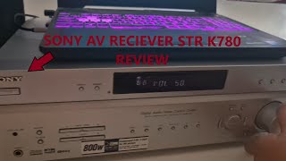 Sony AV Reciever Amplifier STR K780 Review [upl. by Yendyc]