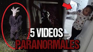 🔴 5 VIDEOS PARANORMALES REALES  100 VIDEOS DE TERROR  SCARY VIDEOS [upl. by Chick]