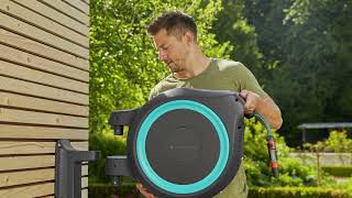 Install Gardena Hose Reel [upl. by Yreffeg]