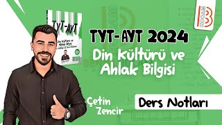 1 TYT  AYT Din Kültürü  İnanç 1  Çetin ZENCİR  2024 [upl. by Lula]