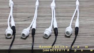 Hiseeu Wireless Security Camera System connection video and phone connection video 2018 [upl. by Atte238]