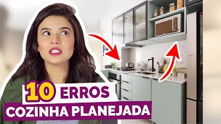 10 ERROS DE COZINHAS PLANEJADAS dicas para não errar  DicaDaPâ [upl. by Zelde943]