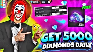 How to get Free Dimonds 💎🤯  Free Redeem Code Trick 2024  Free Fire unlimited diamond Hack [upl. by Pittman]