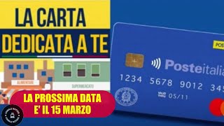 Carta Acquisti “Dedicata a Te” prossima data è il 15 marzo [upl. by Rhu]