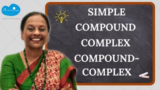 SimpleCompoundComplexCompoundComplex Sentences  Easiest ever explanation  Language With Ease [upl. by Hannan131]