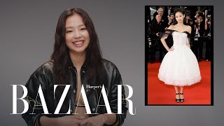 JENNIE Had Her Princess Moment at ‘The Idol’ Premiere  Fashion Flashback  Harpers BAZAAR [upl. by Percival]