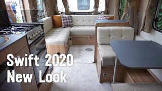 NEW LOOK 2020 Swift Caravans Sprite Eccles Challenger Elegance amp Basecamp [upl. by Athal466]