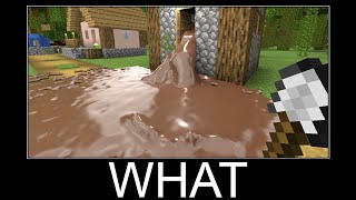 Minecraft realistic wait what meme Lava Water Slime 858 [upl. by Wellington345]