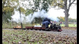 Abdampfen 2017 in Volkach auf der Kreiskleinbahn Kirchberg [upl. by Etteniotnna991]