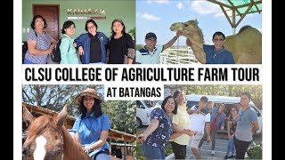 CLSU College of Agriculture visits farm tourism sites in Batangas [upl. by Anatola832]