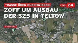 SBahnVerlängerung durch Landschaftsschutzgebiet Teltow [upl. by Kery966]