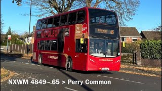 NXWM 4849 ADL Enviro 400 ZF€5 BX61LLW [upl. by Huba]