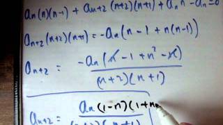 Differential Equations 17  Frobenius Method Example 3 [upl. by Ydieh]