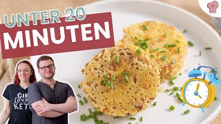 🧀🥓 Perfekte Kombi SchinkenKäsePuffer als Low Carb Frühstück [upl. by Shull]