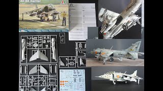 AV8A Harrier Italeri 172 unboxing and build [upl. by Burck100]