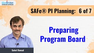 SAFe®️ PI Planning Preparing Program Board  6 of 7 [upl. by Urbai268]