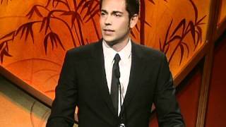 Zachary Levis Acceptance Speech at Operation Smiles 2011 Smile Gala [upl. by Laktasic]