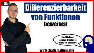 Differenzierbarkeit von Funktionen beweisen [upl. by Elvia610]