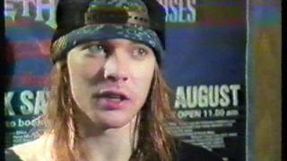 Axl Rose  Donnigton Interview 88 [upl. by Vitia618]