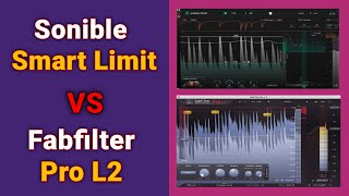 Sonible Smart Limit vs Fabfilter Pro L2⎮Mastering Limiters [upl. by Ahsaercal]