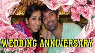 Barun Sobti amp Pashmeens WEDDING ANNIVERSARY CELEBRATIONS [upl. by Dunson]