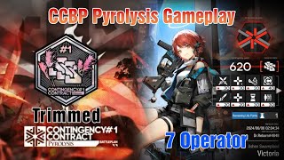 Arknights 620 Point Contingancy Contract Battle Plan 01 Pyrolysis Gameplay [upl. by Krell]