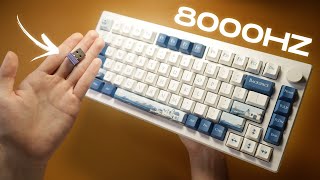 Wireless magnetic keyboard that can do 8000hz Akko MOD007B HE PC Santorini Review [upl. by Okir]