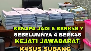 KENAPA 5 BERK4S  SEBELUMNYA 4 BERK4S K4SUS SUBANG [upl. by Barbee384]