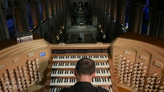 NotreDame organ Yves Castagnet plays Dupré Prelude amp fugue in G minor June 2017 [upl. by Stanwood]