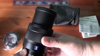 Unboxing Sony Carl Zeiss VarioTessar T E 1670mm F4 ZA OSS Lens SEL1670Z [upl. by Goldy987]