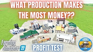 PRODUCTIONS PROFIT TEST  Farming Simulator 22 [upl. by Naujej]