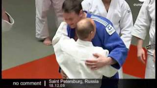 Putin practices judo [upl. by Ule]