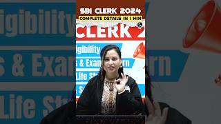 SBI Clerk 2024 Notification  Complete Details in 1 min sbiclerk2024 sbiclerk bankingwallah [upl. by Gaughan]