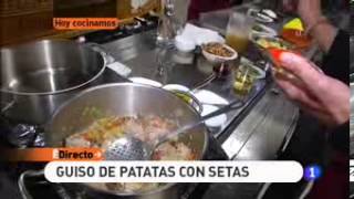 Receta de Guiso de patatas con setas ED [upl. by Cassady626]