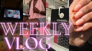 FIRST WEEKLY VLOG CHROME HEARTS OR CHANEL SAUNA SUNDAYSDATING MY HOMEGIRLS  FALL NAILS amp MORE [upl. by Plume664]