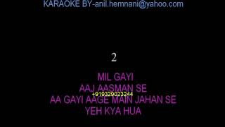 UDI TERI ANKHON SE KARAOKE GUZAARISH SUNIDHI CHAUHAN [upl. by Ynahpets]