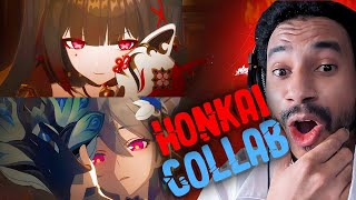 MiHoyos Biggest Collab Honkai Impact 3rd x Honkai Star Rail Crossover Concept Trailer Reaction [upl. by Nerok]